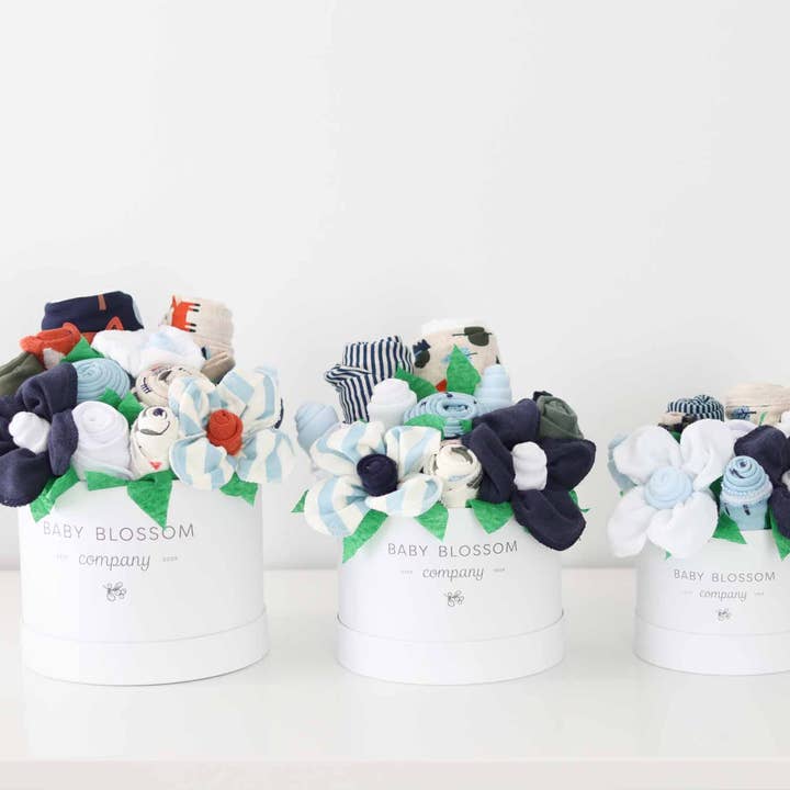 Baby Blossom Company - Wholesale New Mom Gift Box/Set - Baby Boy Gift Box Collection - Fox16