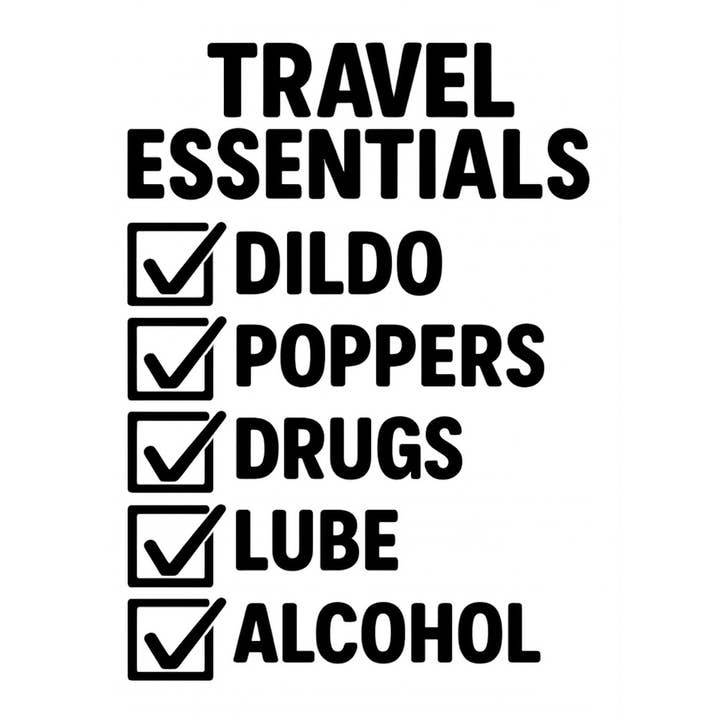 Travel Essentials | Problematic Prints for wholesale by Penrose Place