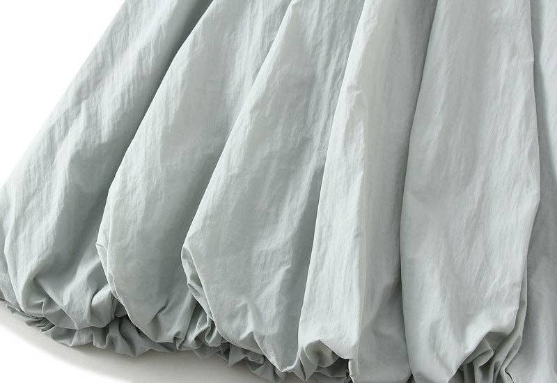 VividLux - Wholesale Skirt - Women's - High Waist Paperbag Lantern Skirt – Women's Midi Skirt6