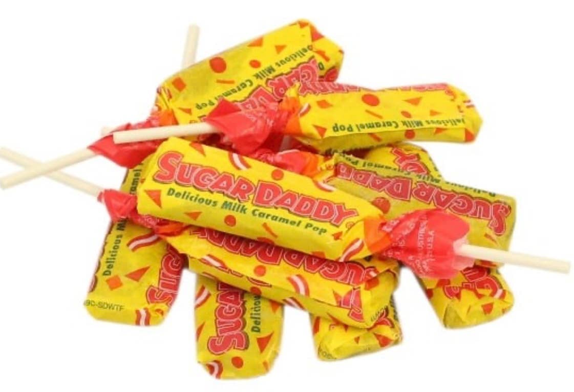 O'Shea's Candies Sweet Shop - Wholesale Lollipop - Nostalgic 1925 Original “Sugar Daddy” Caramel Pop 48ct Box6