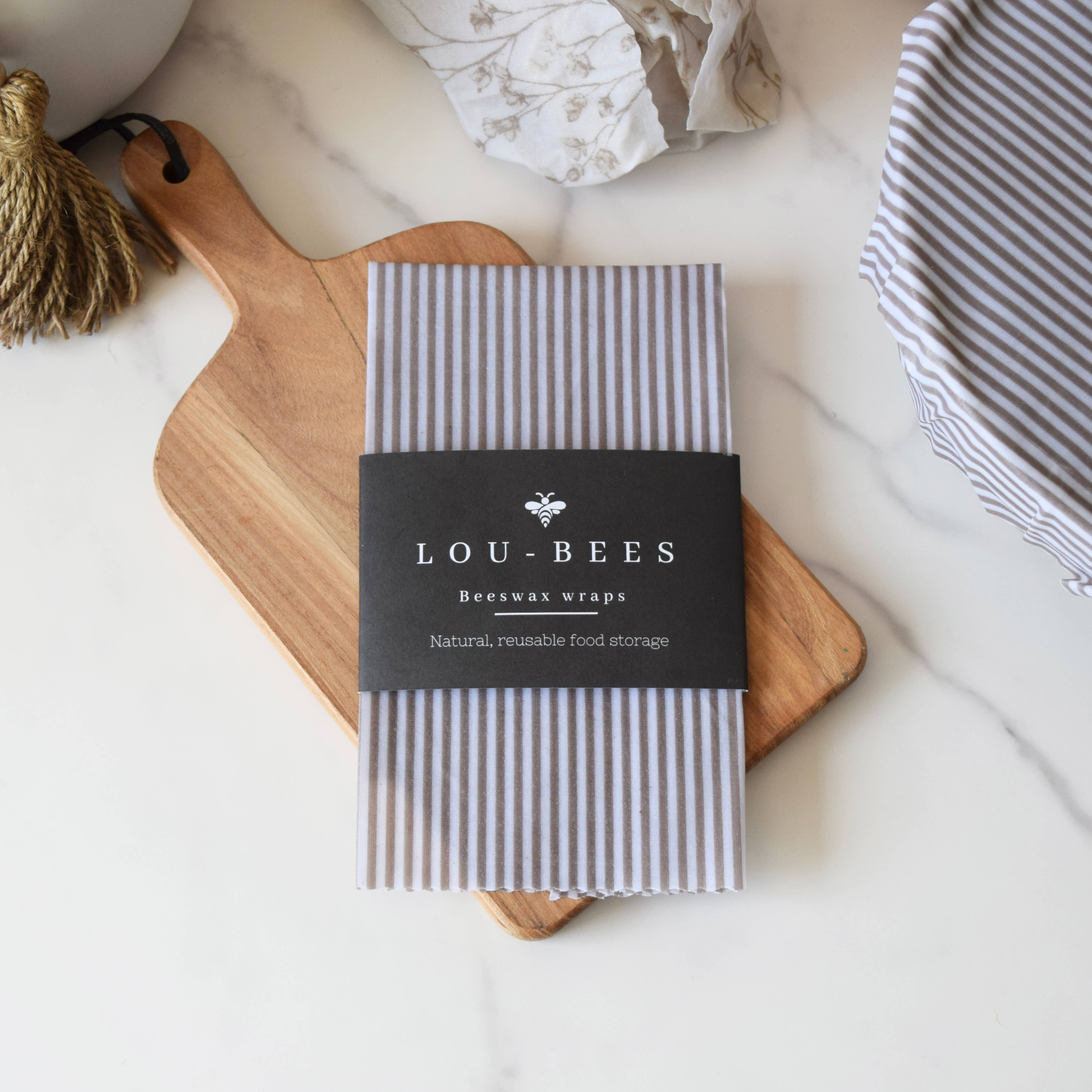 Lou Bees - Wholesale Food Storage Wrap/Bag - Edited Life Organic Beeswax Wrap – Natural Cotton Singlet 11