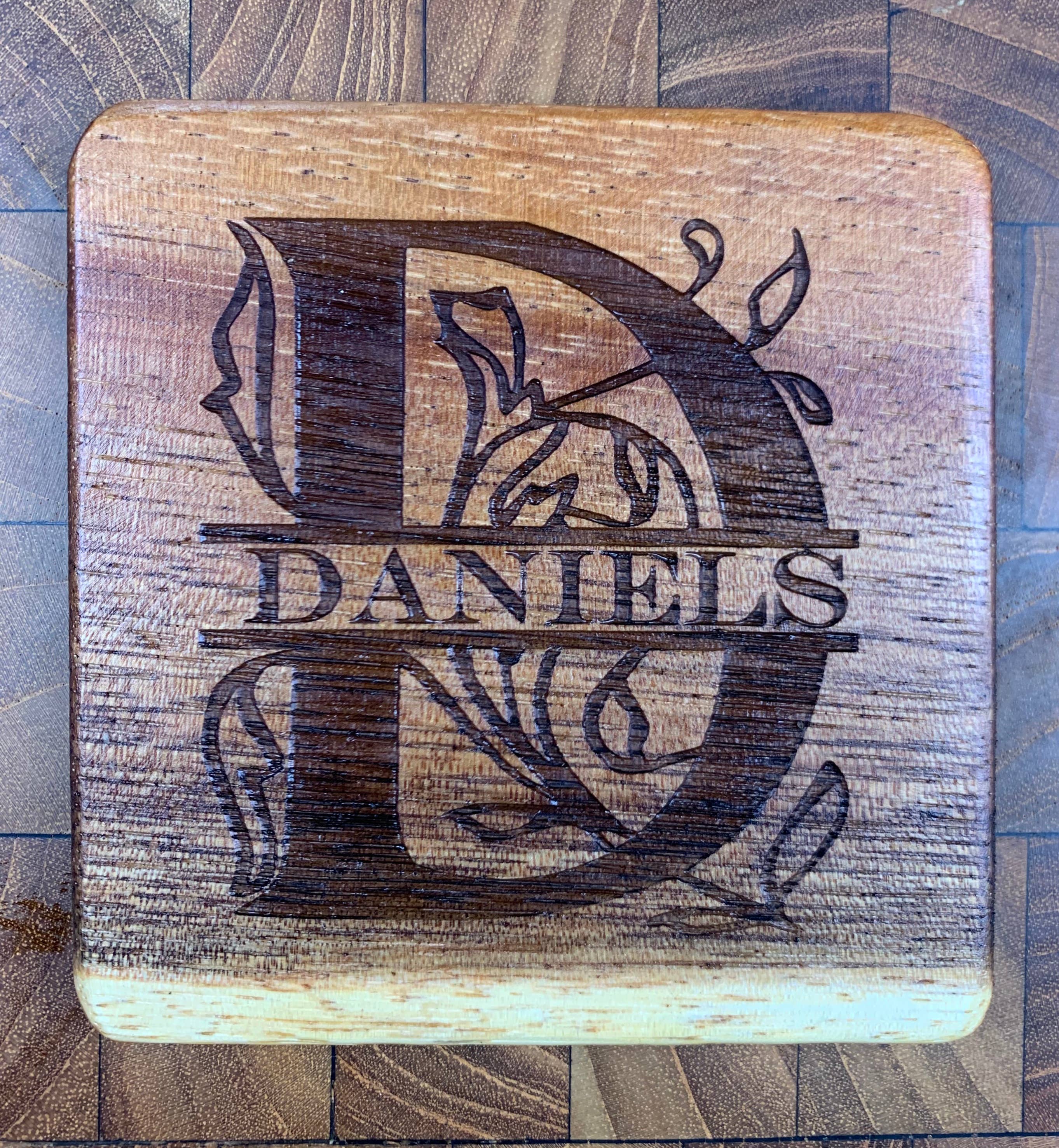 Tuckahoe Hardwoods - Vente Sous-verre - Sous-verres en noyer d’Inde de l’Est5