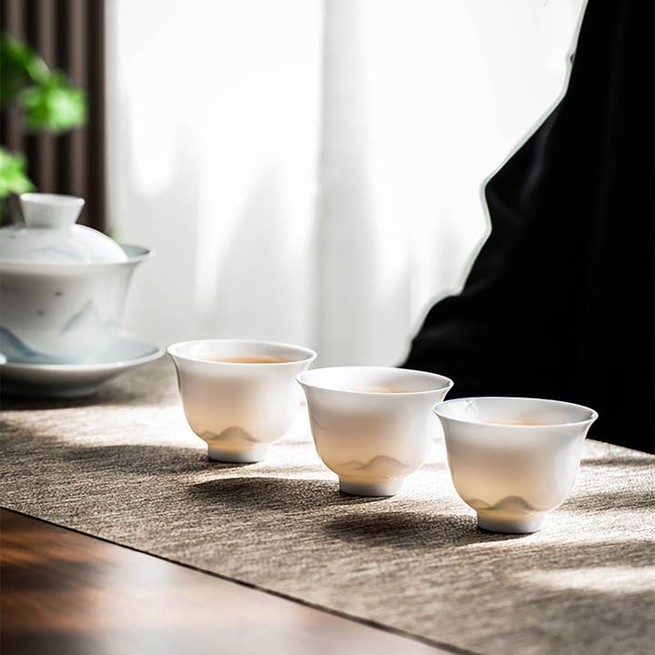 MinoCraft - Wholesale Coffee/Tea Cup - Ceramic Tea Cup in "Distant Mountains" Theme3