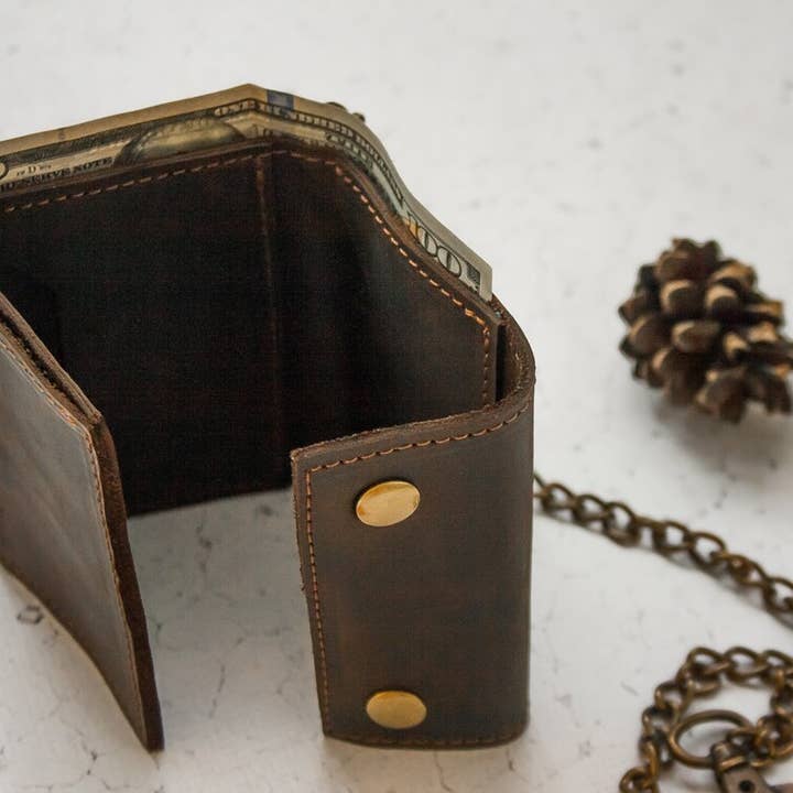 Pikore - Wholesale Wallet - Men's - Chain Leather Wallet3