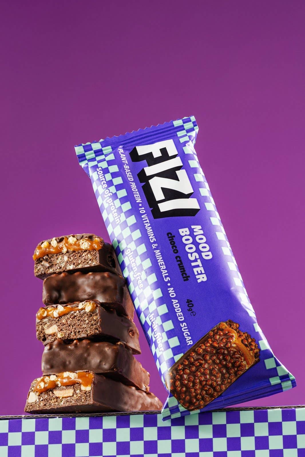 FIZI - Wholesale Snack Bar - MOOD BOOSTER “CHOCO CRUNCH” 12 X 40G7