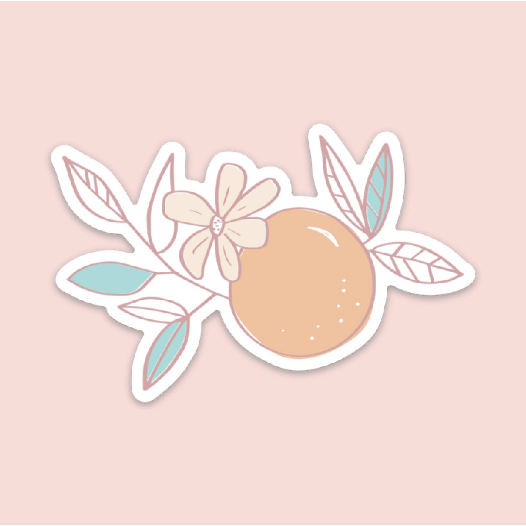 Declaration & Co - Wholesale Sticker - Orange Blossom Sticker