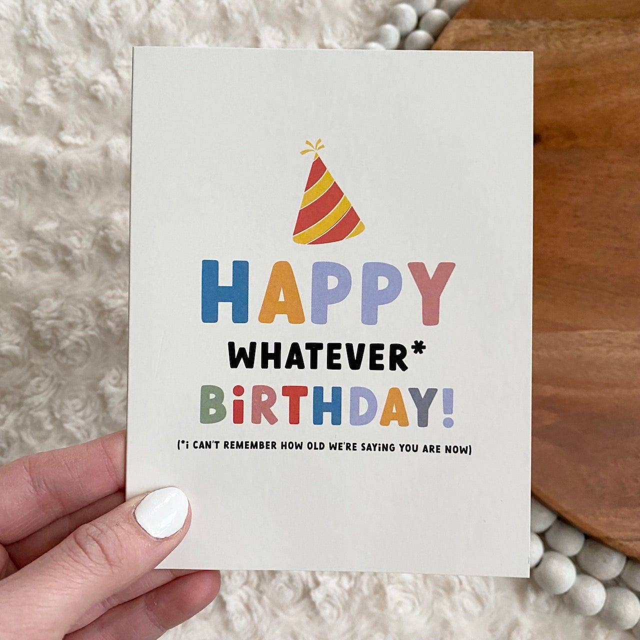 Big Moods - Wholesale Birthday Card - "Happy Whatever Birthday" Greeting Card2