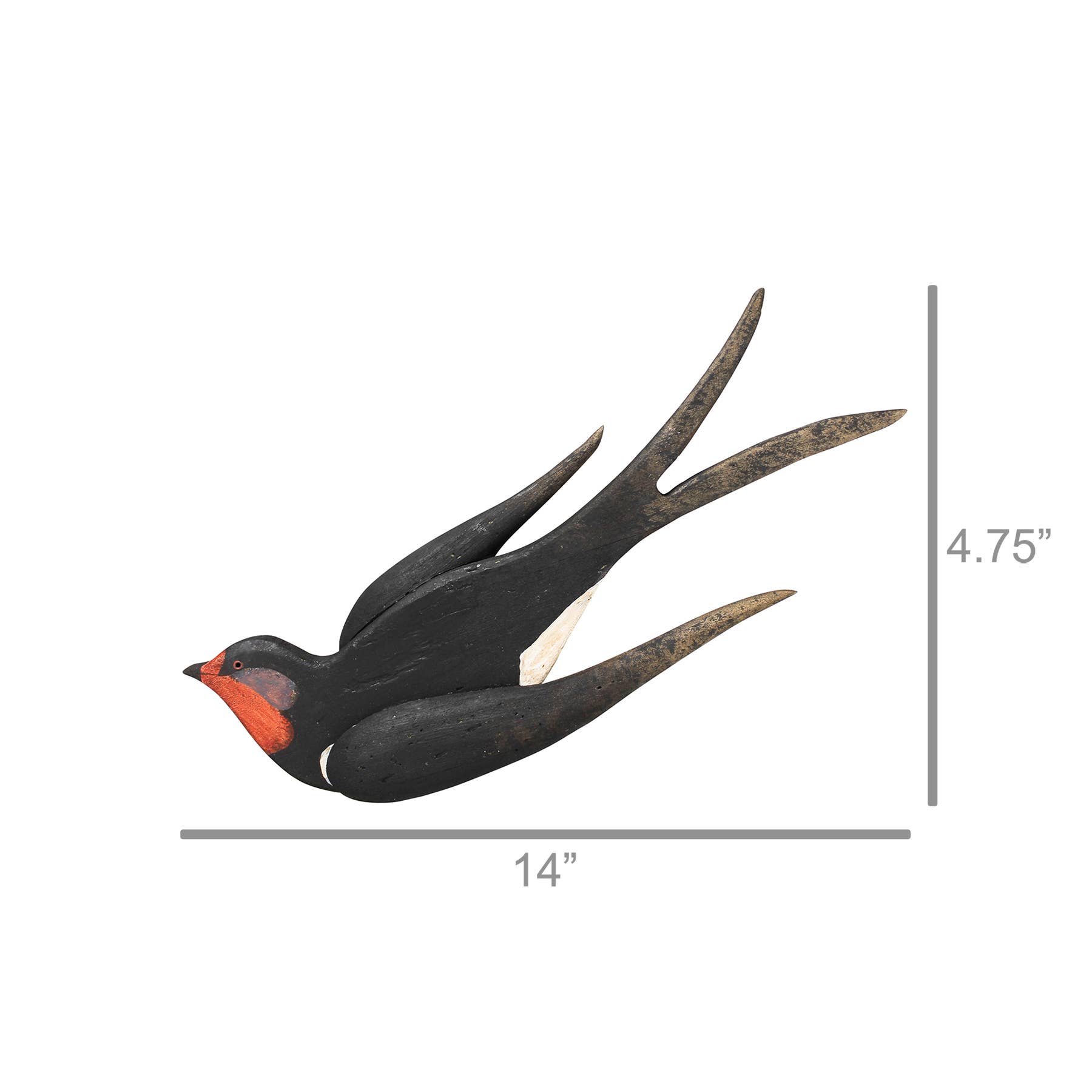 HomArt - Vendita all'ingrosso Decorazione da parete 3D - Rondine da parete, in legno1