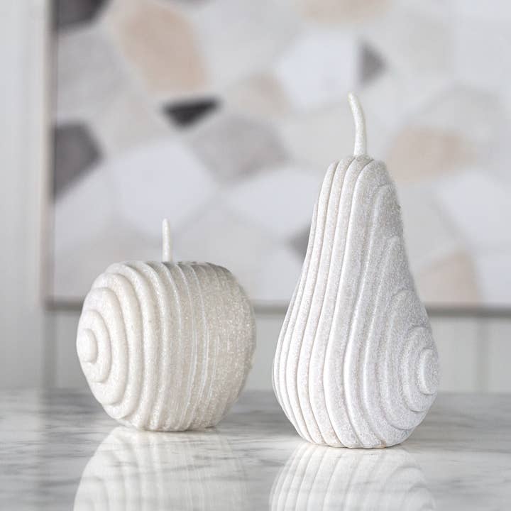Kavana Decor by The Import Collection - Wholesale Decorative Figurine - Harvest White Quartz Sand Statuaries -Set 2