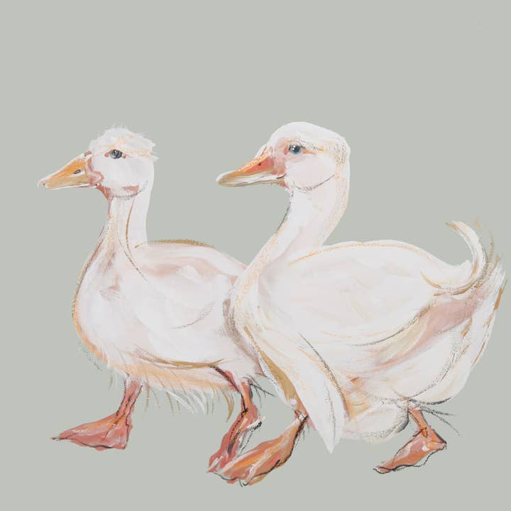 Out for Walks Print for wholesale by Caroline Walker