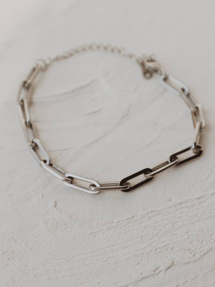 Jasper Papierklammer-Kettenarmband für den Großhandel von Olive Branch Jewelry & Co.