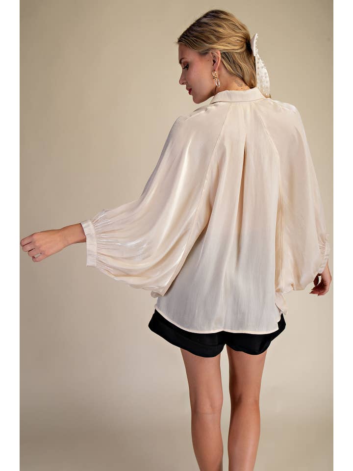 Glam - Wholesale Button Down Shirt - Women's - Button Front Shirt11