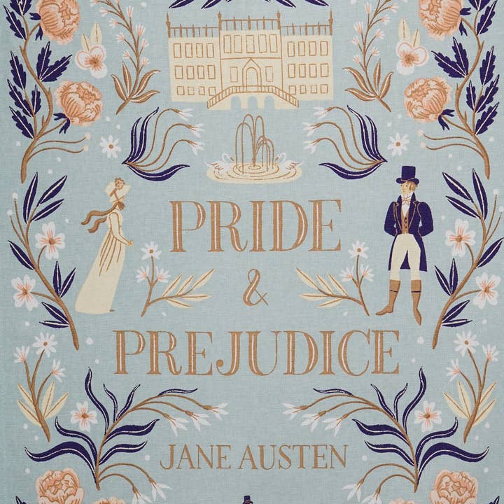 Half Moon Bay By Design - Wholesale Tea Towel - Recycled cotton Tea towel Jane Austen Pride and Prejudice1