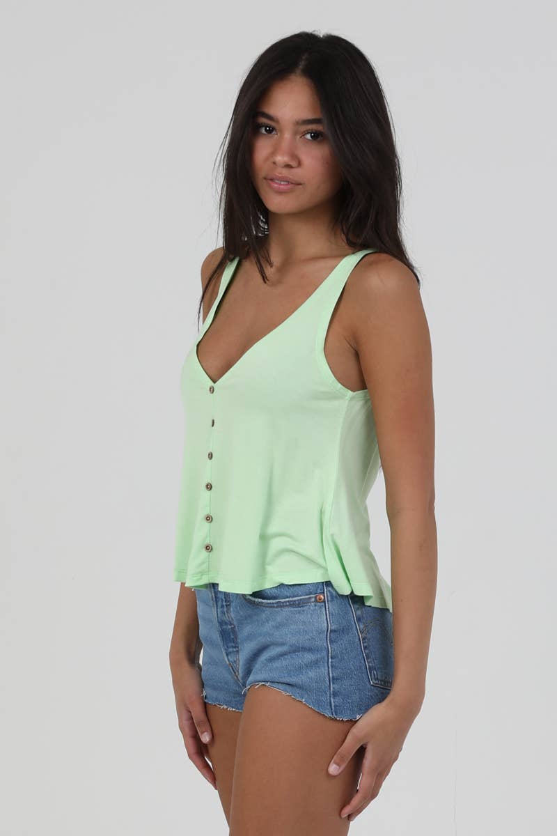 ANGIE – Engroshandel Tanktop – Kvinder – X2T72-ASIS SVINGENDE TANK TOP MED V-HALS MED ÅBEN RYG BASISTANK34