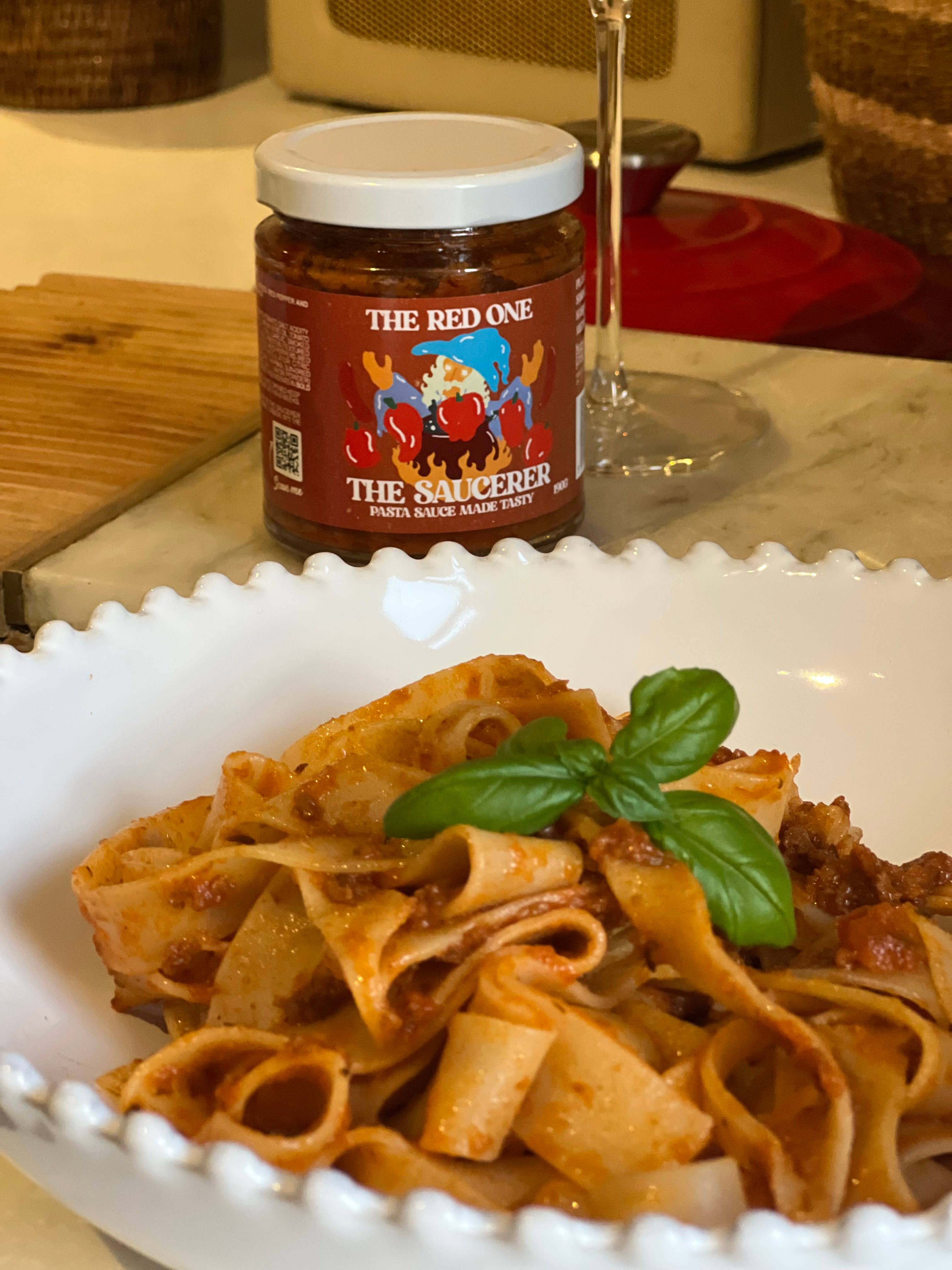 The Saucerer – wholesale Pasta sauce – THE RED ONE - Plant based chorizo4