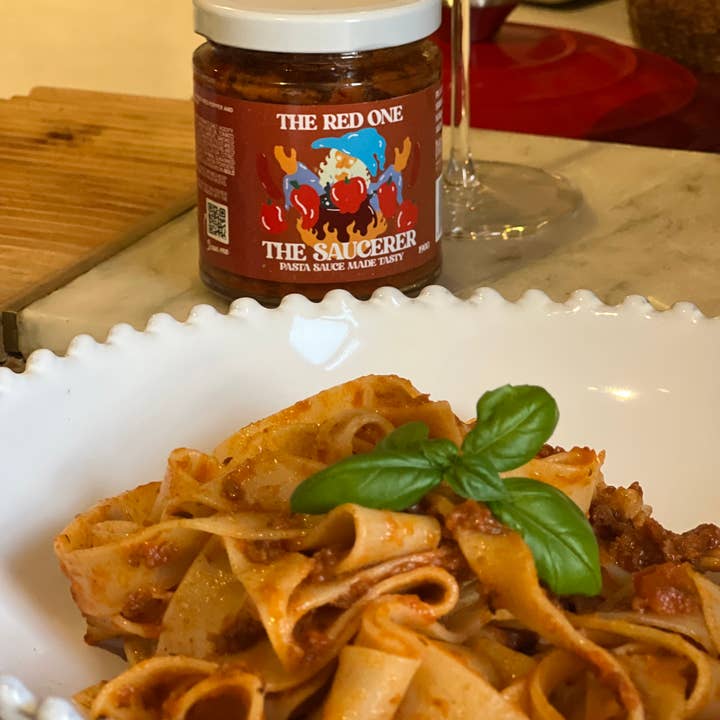 The Saucerer – wholesale Pasta sauce – THE RED ONE - Plant based chorizo4