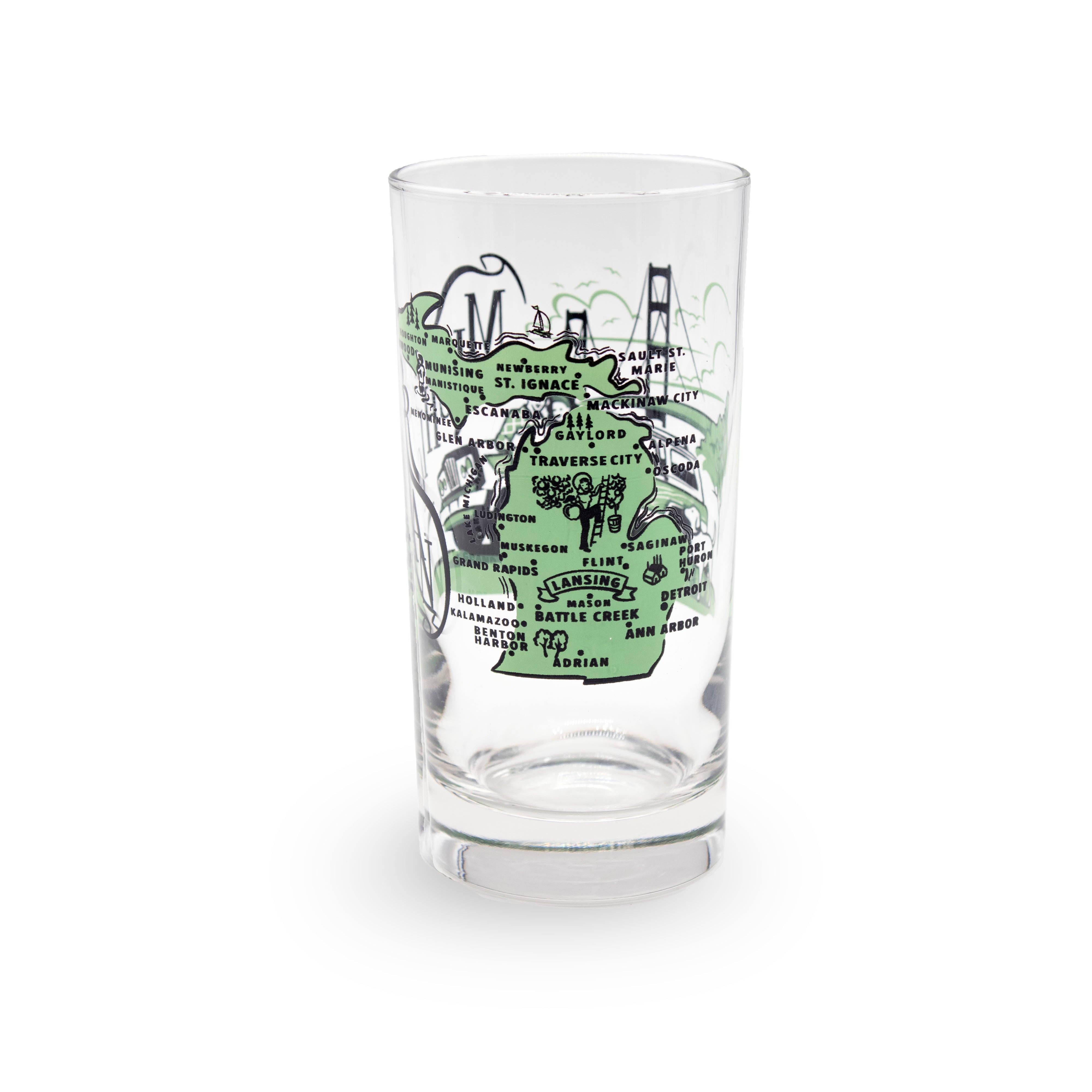 Peninsulas - Wholesale Drinking Glass/Cup - Michigan Glass1