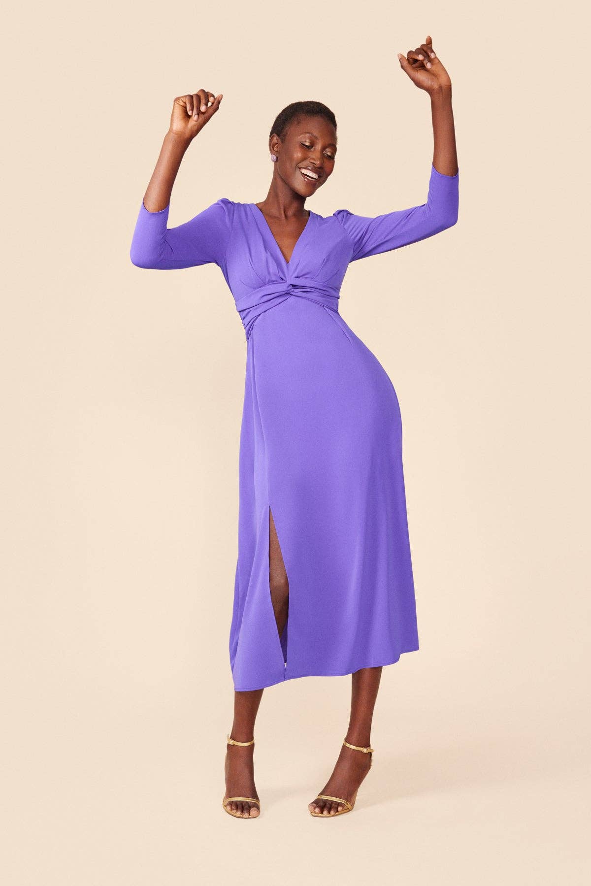 Bruna - Wholesale Dress - Women's - Ode Purple Dress · Allegory ·0