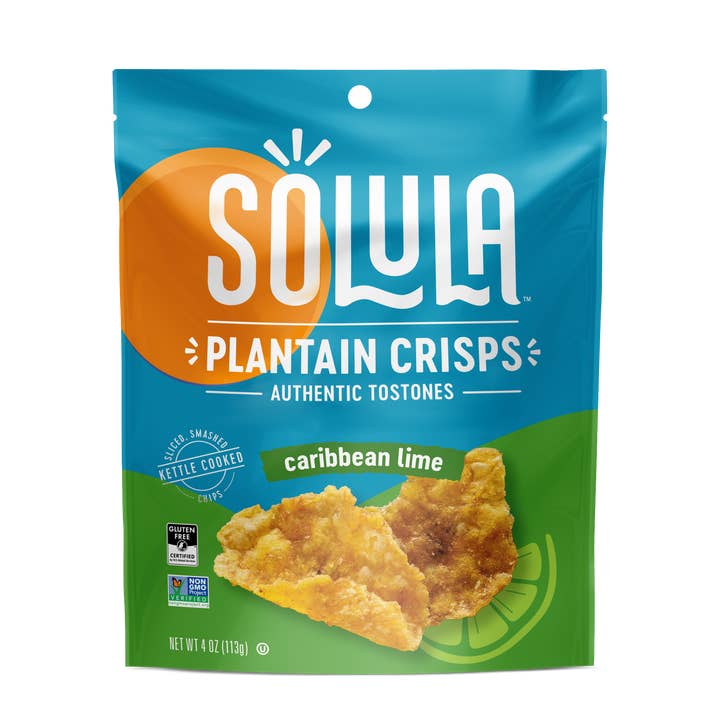 Solula - Wholesale Chips - Caribbean Lime Plantain Crisps