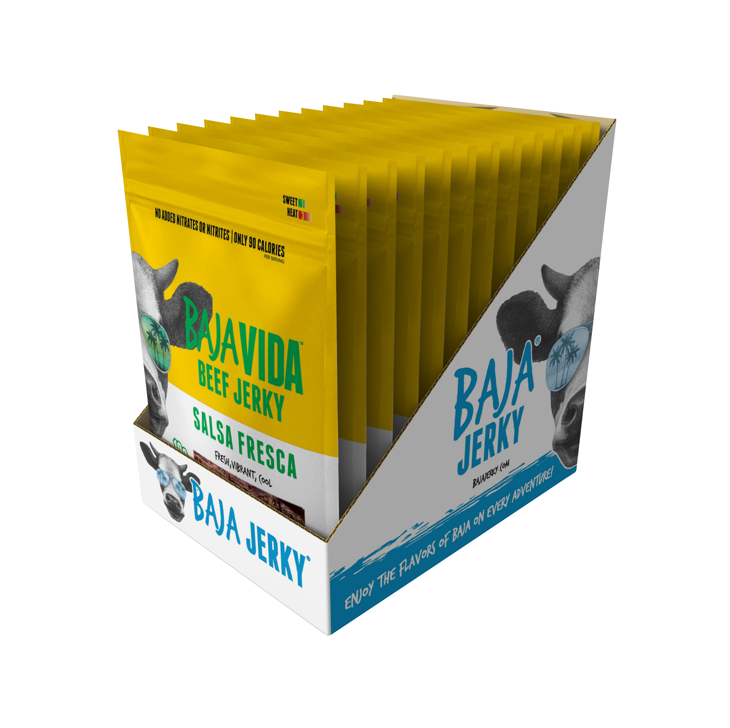 Baja Vida Snacks - Wholesale Jerky - Baja Vida Beef Jerky - Salsa Fresca3