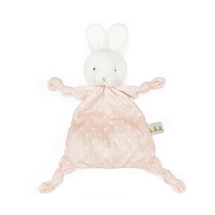 Bunnies By the Bay - Wholesale Security/Cuddle Blanket - Baby - Blossom Bunny Knotty Friend