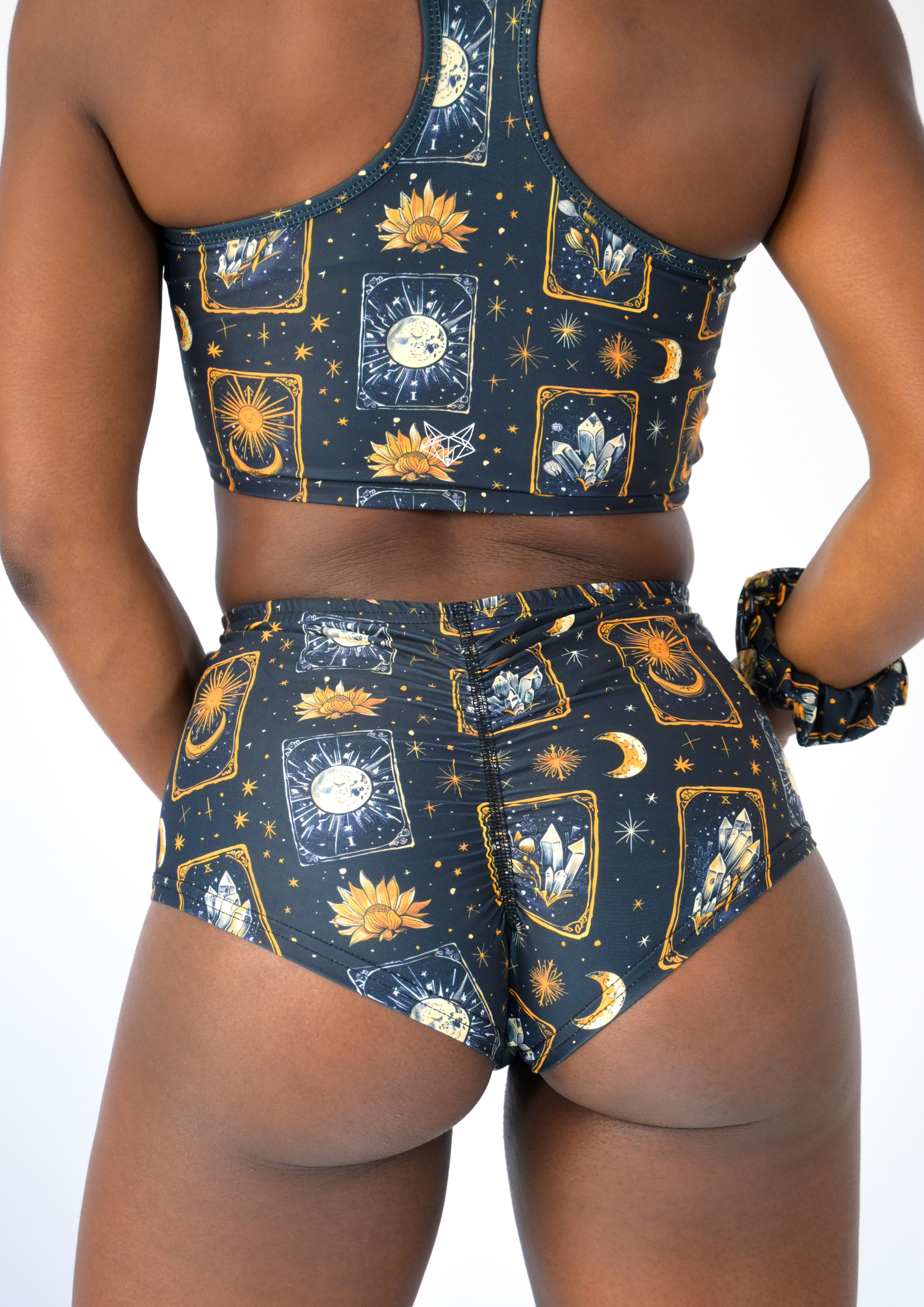 Vixn - Wholesale Athletic Shorts - Women's - Celestial Tarot Billie Pole Shorts6