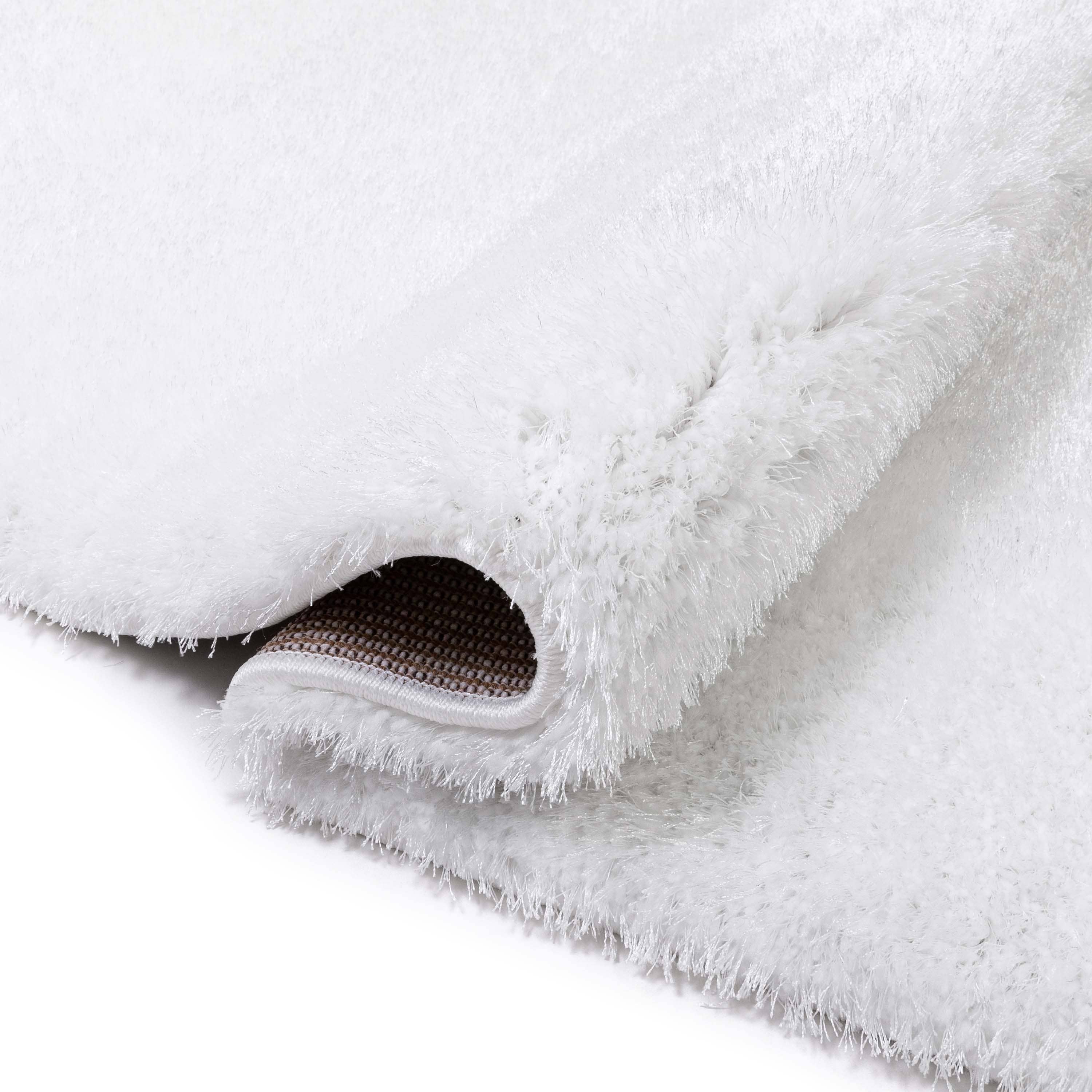 Well Woven - Wholesale Area Rug - Feather Collection Liza  White Shag Rug –   Sparkly, Plush, Minimalist Glam6