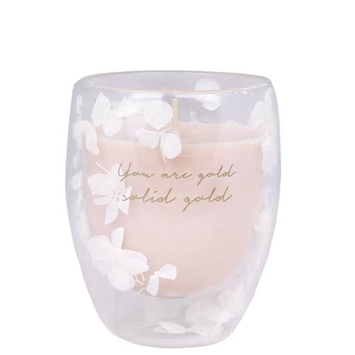 SOJAKAARS IN THEEGLAS - JIJ BENT GOUD voor wholesale door My Flame Lifestyle