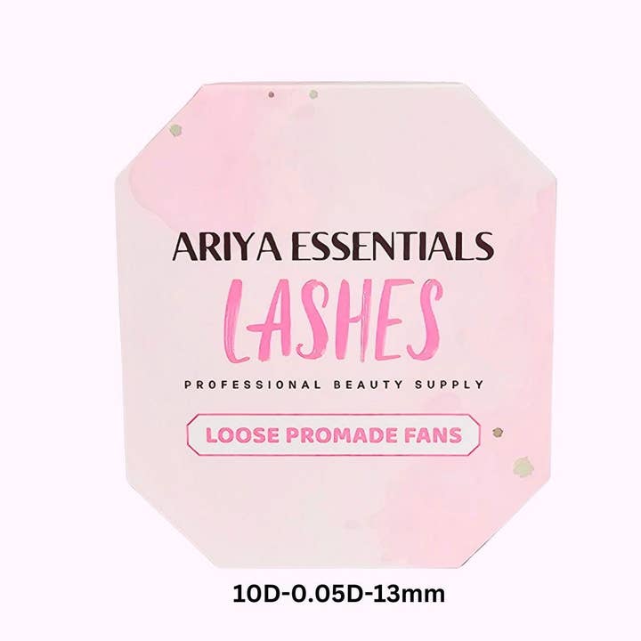 6Sense Essentials Corp. - Wholesale False/Fake Eyelashes - Premium Promade Loose Fans Eyelash Extensions | 10D-0.05D-13mm