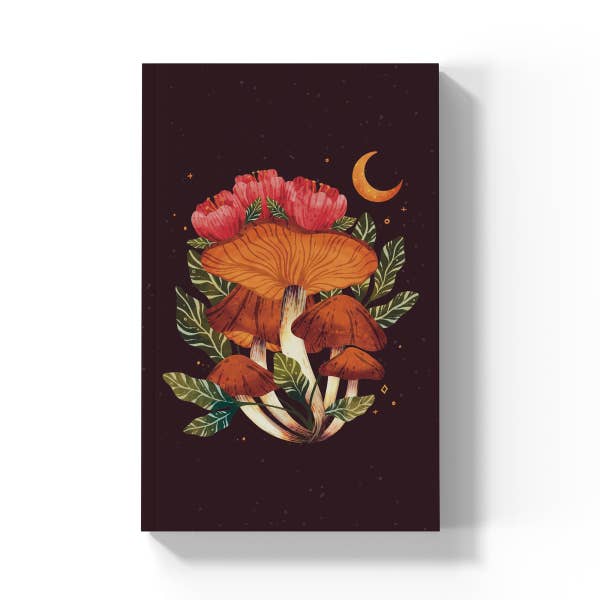 Middernacht Paddenstoel Layflat Journal Notitieboek voor wholesale door Denik