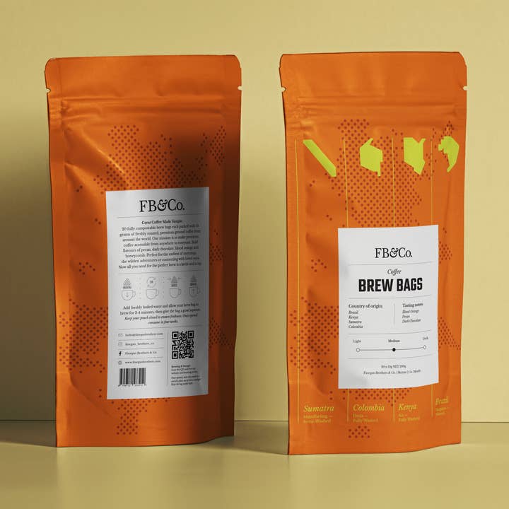 Signature Blend - Bustine di Caffè in Stile Tè per la vendita all'ingrosso da parte di Finegan Brothers