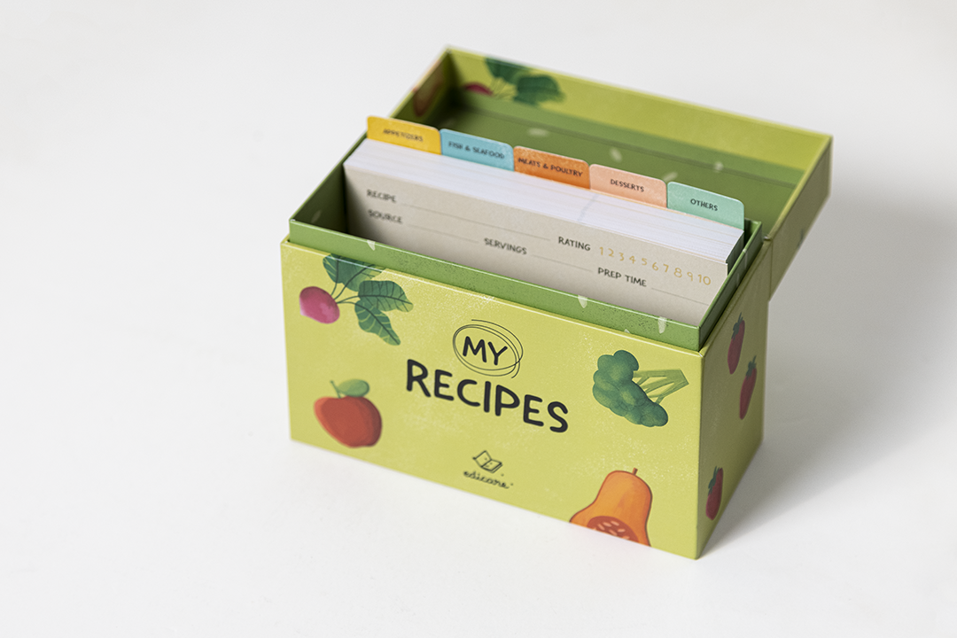 Edicare Editora, Lda. - Wholesale Recipe Card - MY RECIPES - BOX2