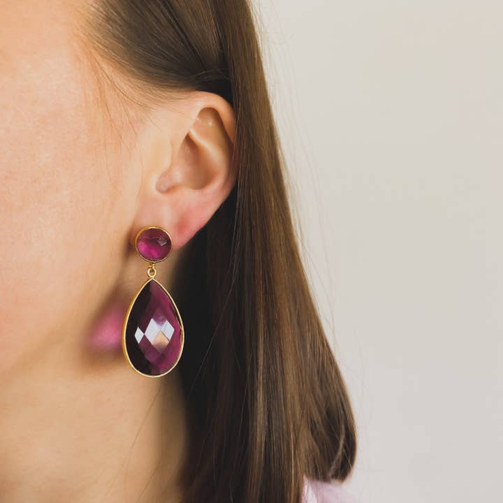 Prune Earrings for wholesale by bonjour-odette