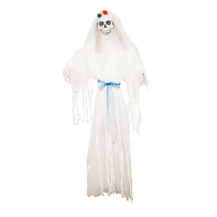 SALE Halloween Haunted Skeleton Bride Sound & Motion Figure for wholesale by C&F Home