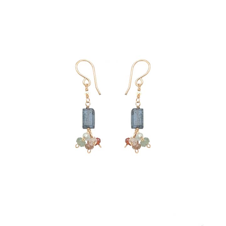 Pennsylvania Wilds - Orecchino in cianite di Mountain Creek per la vendita all'ingrosso da parte di Vannucci