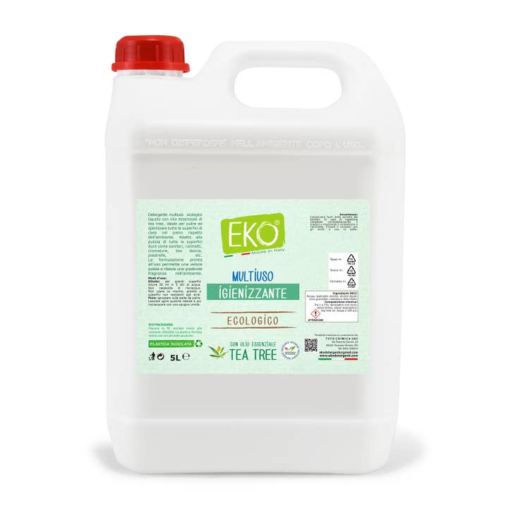 Eko Multipurpose Sanitizer With Ecological Tea Tree 5L for wholesale by Ecologico Italiano