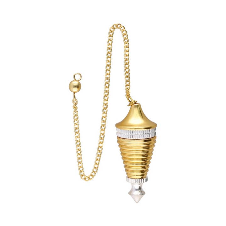 Geribbelde Radion Pendel van Brons met Zilveren Coating (BRO11) voor wholesale door Vives de la Cortada S.L