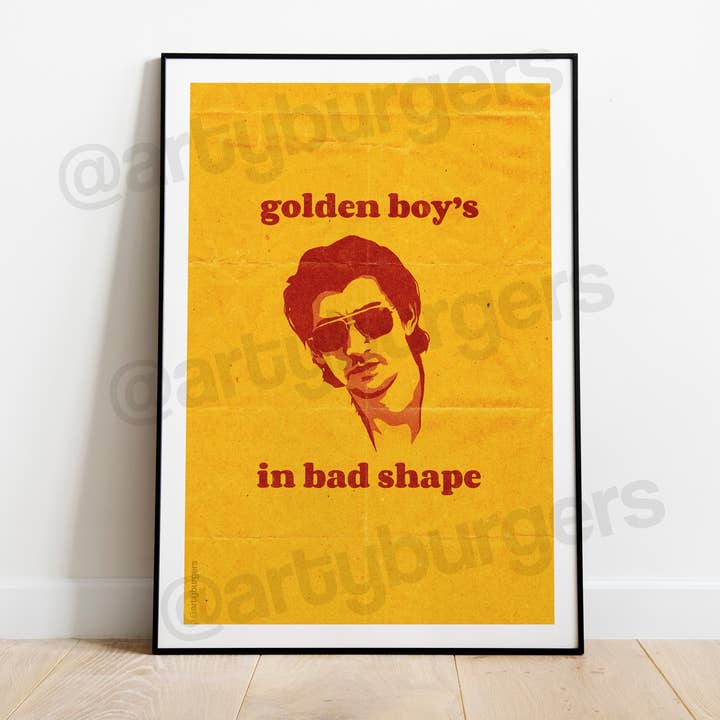 Golden Boy'S In Bad Shape | Rock Indie Lyrics Inspired for wholesale by ArtyBurgers