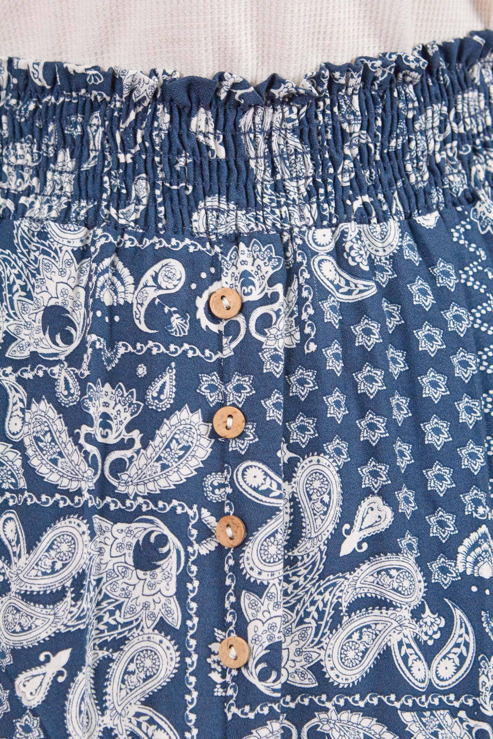 P.S Kate - Wholesale Skirt - Women's - Print woven skirt PLUS (P17251-PLUS)14