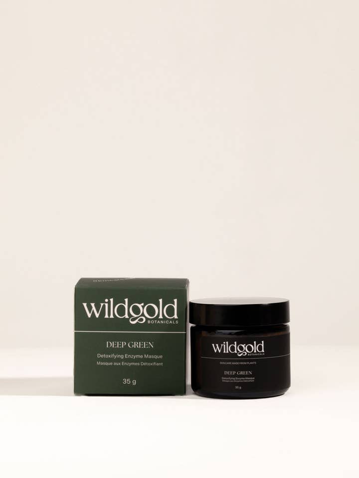 Deep Green Masque for wholesale by Wildgold Botanicals