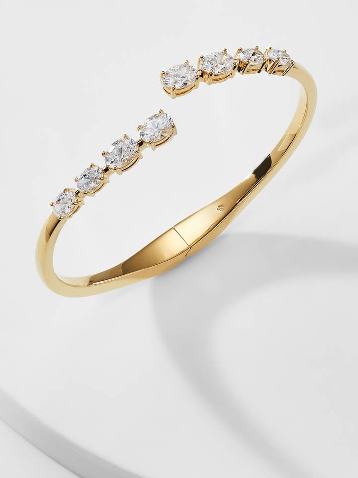 BRACELET À CHARNIÈRE RSVP CZ BYPASS pour la vente par NADRI