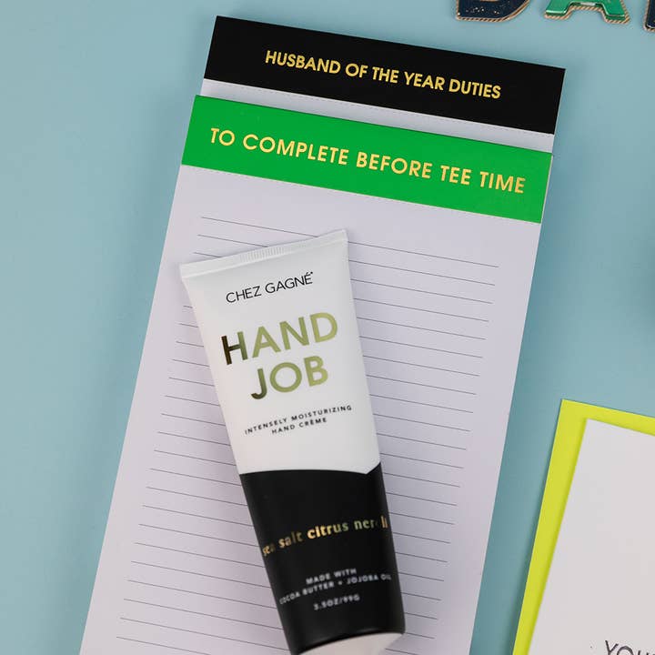 Chez Gagné - Wholesale Hand Cream/Lotion - Hand Job - Sea Salt Citrus Neroli - Vegan Hand Crème - 3.4oz
