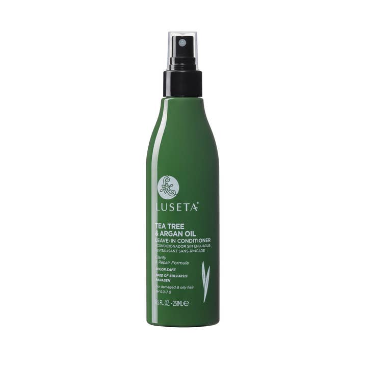 Revitalisant sans rinçage à l'huile d'arbre à thé et à l'huile d'argan - 8,5 oz pour la vente par Luseta Beauty