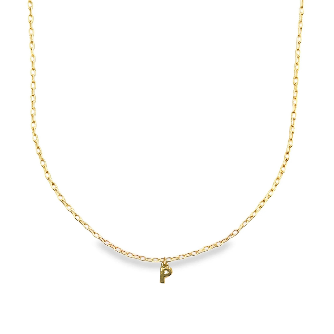Camilla Limón - Wholesale Pendant/Charm Necklace - Tiny Initial Charm Personalized Gold-Filled Necklace14