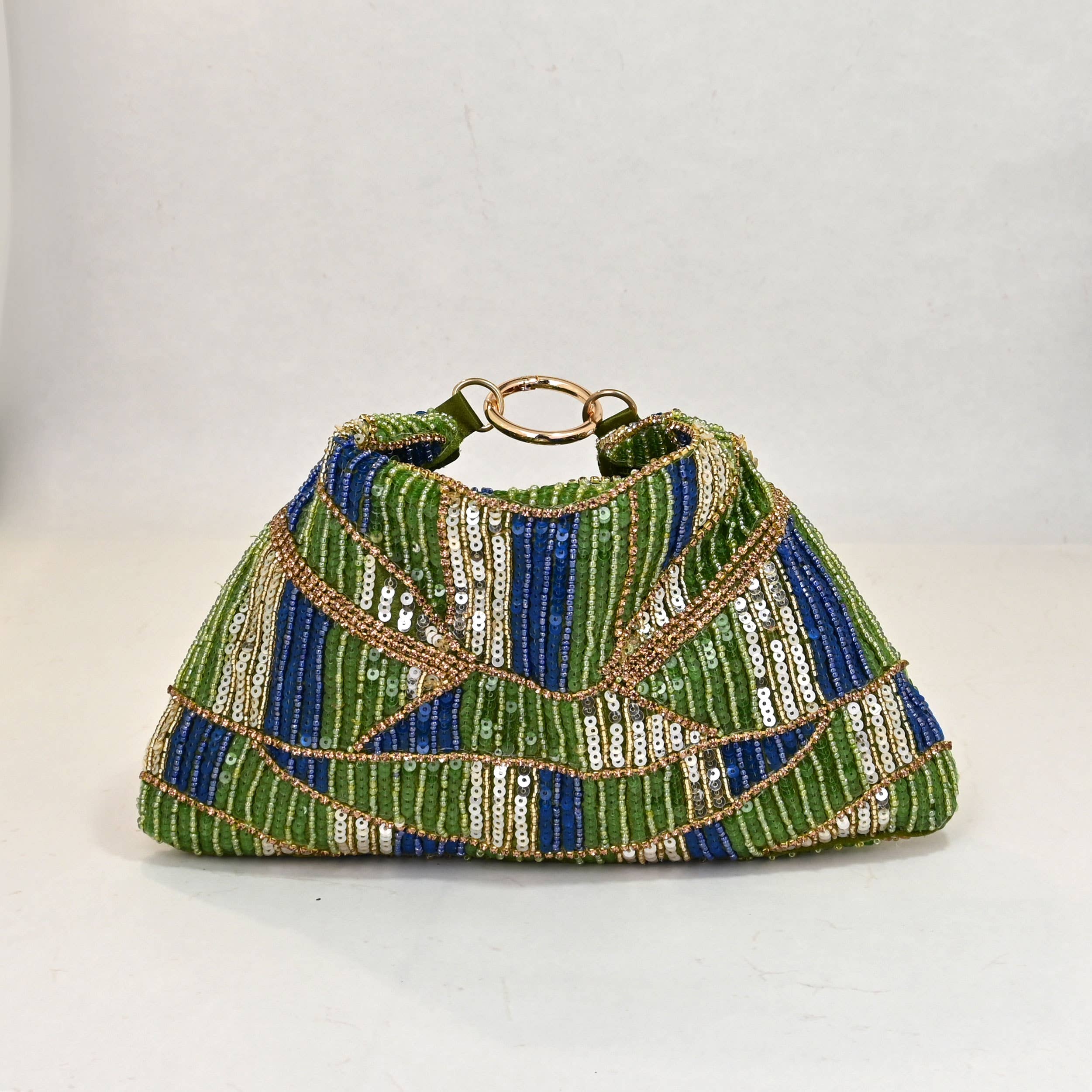 Noyre Berlin - Wholesale Top Handle Bag - Women's - Statement Bag Isabelle - Peacock3