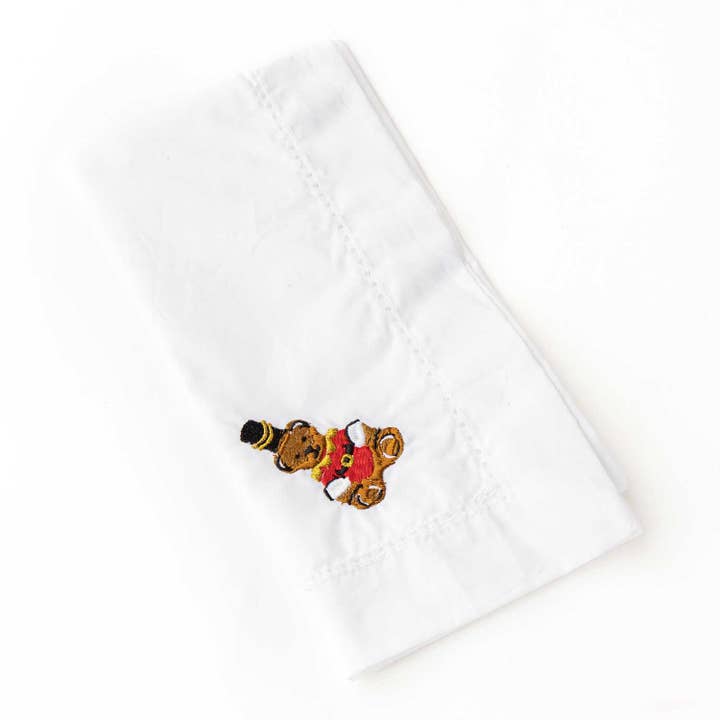 8 Oak Lane - Wholesale Dinner & Cloth Napkin - Teddy Bear Embroidered Dinner Napkin1