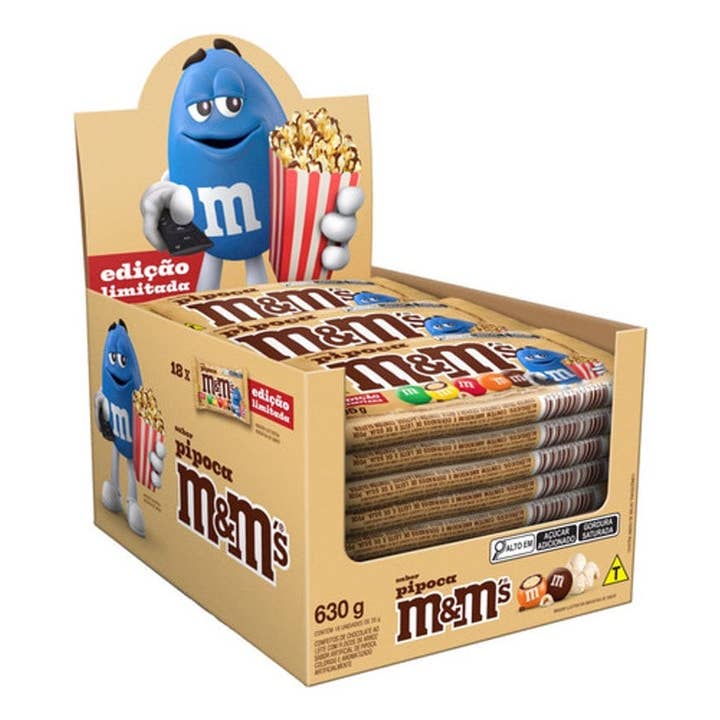 iSweet.ca - Wholesale Chocolate Covered Sweets - Brazil M & M- M & M Popcorn 35 g Units 18 Units