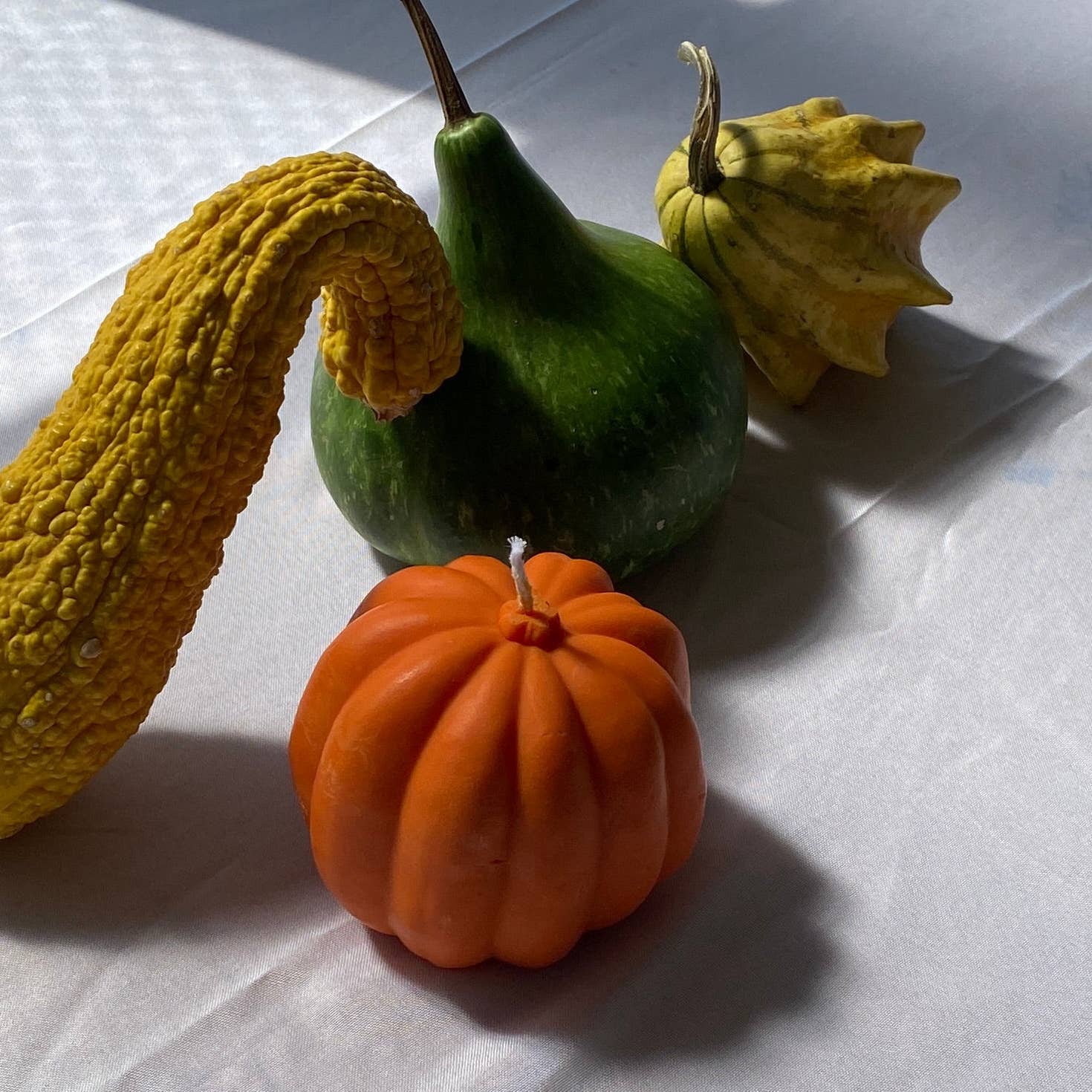 Orange Pumpkin Candle for wholesale on Faire2