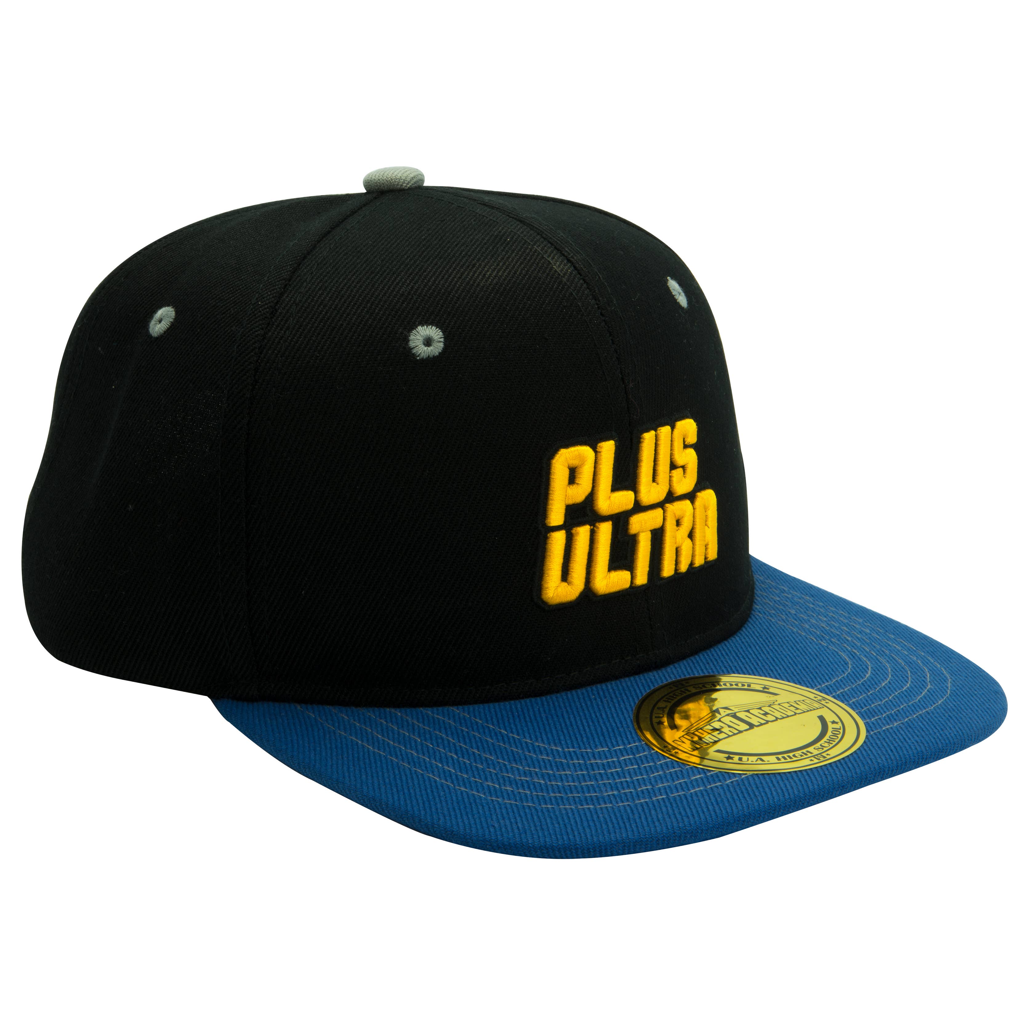ABYstyle - Wholesale Flat Brim Cap - Unisex - My Hero Academia Plus Ultra Snapback Cap Black & Blue3