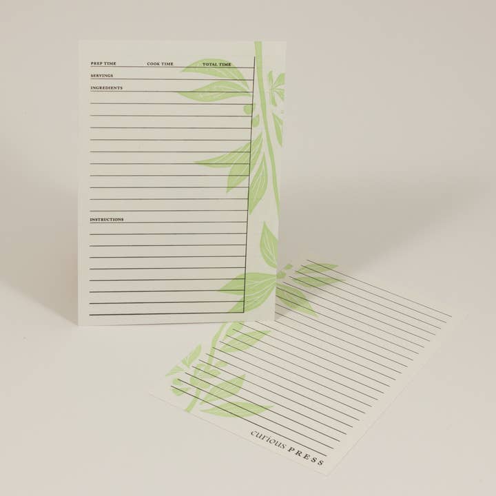 Frühlings-Rezeptkarten für den Großhandel von Curious Press